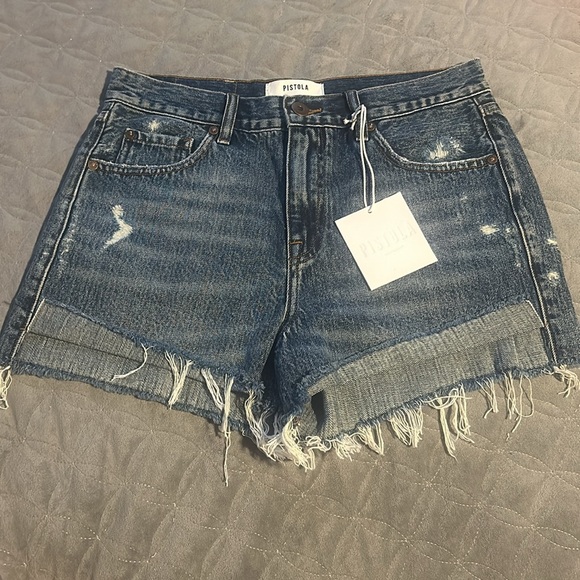 PISTOLA Kylee Relaxed High Rise Shorts - Picture 3 of 5